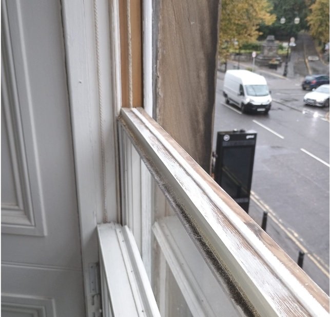 Sash and Case Window Draught Poofing Stirling
